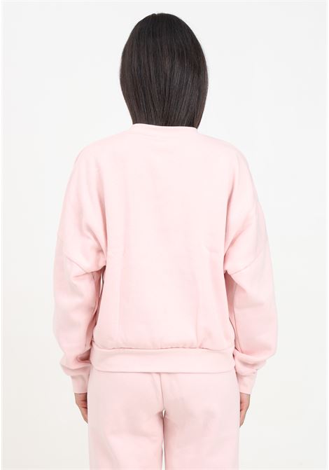 Felpa girocollo Essentials Small Logo Feel Cozy rosa da donna ADIDAS PERFORMANCE | IX7954.